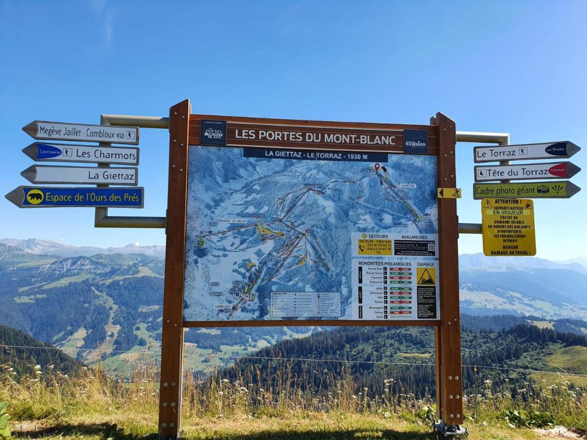 La Duchere 6 Personnes Le Plan La Giettaz Exterior foto